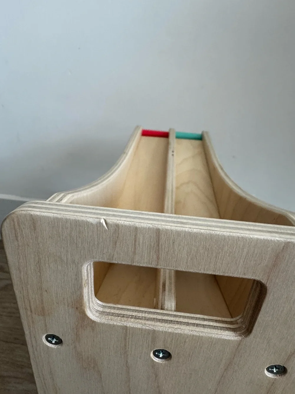 Lovevery Race and Chase Wooden Ramp Toy EUC